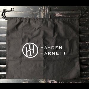HAYDEN HARNETT Black Drawstring Dust Bag